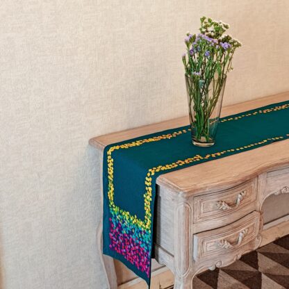 Calyz Teal Table Runner